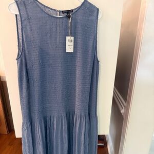 Eileen Fisher dress, size S, blue